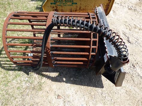 rotary rock picker skid steer